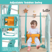 Load image into Gallery viewer, Toddler Swing and Slide Set, 4-in-1 Children Climber and Swing Set
