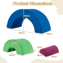 Load image into Gallery viewer, 3 Pieces Soft Play Equipment Activity Play Set

