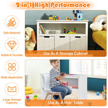 Load image into Gallery viewer, Children Bookcase with Drawers &amp; Large Open Shelf
