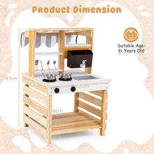 Load image into Gallery viewer, Outdoor Mud Kitchen for Kids with Removable Sink
