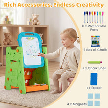 Load image into Gallery viewer, 3 in 1 Kids Art Easel, Double Sided Drawing Board
