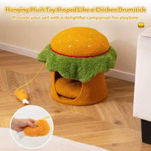 Load image into Gallery viewer, Cat House, Hamburger-Shaped Cats Cave Bed | Small Kitten Condo Furniture
