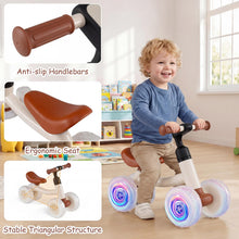 Load image into Gallery viewer, Baby Balance Bike, 4 Colorful Lighting Wheels Toddler Bikes with Adjustable Handlebar &amp; Seat
