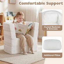 Load image into Gallery viewer, Kids Sofa Bed, 3-in-1 Convertible Modular Toddler Play Couch Lounger
