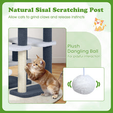 Load image into Gallery viewer, Cat Stairs, 2-in-1 Cat Tree Tower Pet Steps with Sisal Scratching Posts
