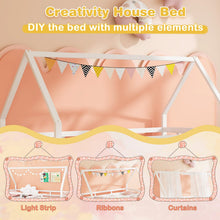 Load image into Gallery viewer, Wooden Kids Bed Frame with Trundle
