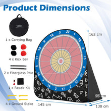 Load image into Gallery viewer, Giant Kick Darts Game with 4 Soccer Balls
