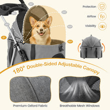 Load image into Gallery viewer, 3-in-1 Pet Stroller, Foldable Dog Pushchair
