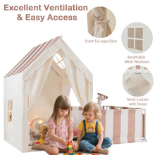 Load image into Gallery viewer, 2 in 1 Indoor Toddler Playhouse Castle Fairy Tents for 3+ Years Old Girls Boys
