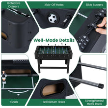 Load image into Gallery viewer, 119 CM Competition Full Size Soccer Game Table with 22 Players

