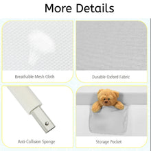 Load image into Gallery viewer, 145cm Height Adjustable Bed Rail with Storage Pocket and Safety Lock
