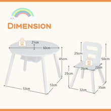 Load image into Gallery viewer, Children Table with 2 Chairs
