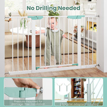 Load image into Gallery viewer, Safety Gate, 80-132cm Pressure Fit Baby Gates with Auto-Close Door
