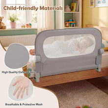Load image into Gallery viewer, Bed Rail, Swing Down Toddler Safety Beds Guard with Adjustable Height
