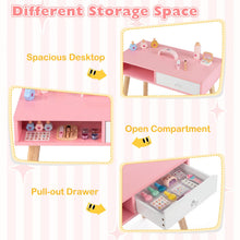 Load image into Gallery viewer, Kids Vanity Set, Girls Pretend Nail Salon Playset with Eye Shadow
