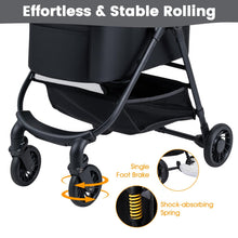 Load image into Gallery viewer, 3 in 1 Folding Dog Pram with Detachable Car Seat Carrier

