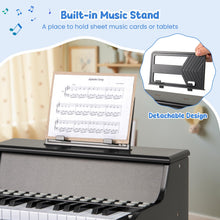 Load image into Gallery viewer, 25 Lighted Keys Kids Piano Keyboard with Stool and Adjustable Speed
