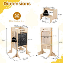 Load image into Gallery viewer, Toddler Step Stool Foldable Standing Tower with Anti-tip Feet
