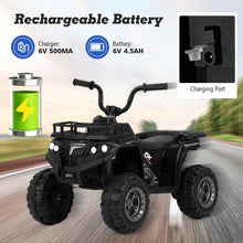 Load image into Gallery viewer, Kids Electric Quad Bike, 6V Battery Powered Toy Car with MP3 Player
