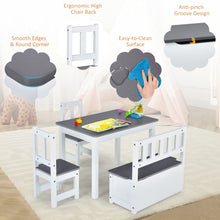 Load image into Gallery viewer, Wooden Kids Table and Chair Set
