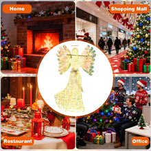 Load image into Gallery viewer, Lighted Angel Christmas Decoration with Flute and 250 LED Lights
