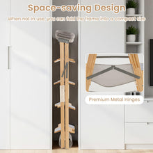 Load image into Gallery viewer, Foldable Cat Climbing Furniture with Ladder Design and Upholstered Top Perch
