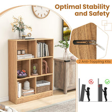 Load image into Gallery viewer, 3-Tier Children Bookshelf with 2 Anti-Tipping Kits
