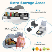 Load image into Gallery viewer, Kids Table and Chairs, Multifunctional Activity Desk (70 x 60.5 x 50 cm)
