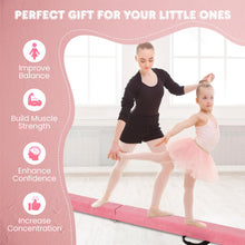 Load image into Gallery viewer, 270CM Folding Balance Beam with Solid Wood Base and Anti-slip Bottom
