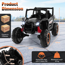 Load image into Gallery viewer, 2-Seater Kids Electric UTV, 24V Battery Powered Toy Car

