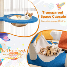 Load image into Gallery viewer, Cat Tree, 124cm Tall Multi-level Cat Tower with Sisal Scratching Posts
