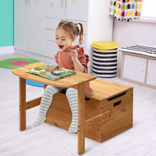 Load image into Gallery viewer, 3-in-1 Kids Table and Chair Set with Toy Storage Box
