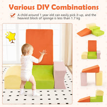Load image into Gallery viewer, 5-Piece Climb and Crawl Playset with Ball Pit for Kids (Ocean Balls Not Included)
