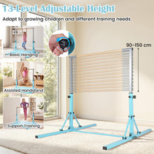 Load image into Gallery viewer, Foldable Gymnastics Bar, 90-150cm Height Adjustable Training Bar
