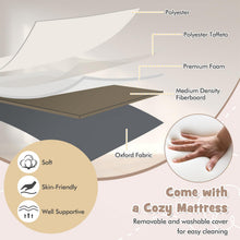 Load image into Gallery viewer, 6-Level Heights Adjustable Bassinet with Mattress
