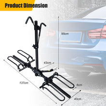 Load image into Gallery viewer, Platform Style 2-Bike Rack with 1-1/4¡± and 2¡± Receiver

