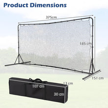Load image into Gallery viewer, 12 x 6FT Portable Soccer Trainer Equipment with Carrying Bag
