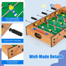 Load image into Gallery viewer, 2 In 1 Multi Game Table Compact Tabletop Foosball Table and Hockey Game
