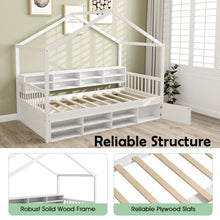 Load image into Gallery viewer, 201x116cm Wooden Kids Bed Frame
