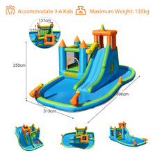 Load image into Gallery viewer, 8 in 1 Kids Bouncy Castle with 720W Blower
