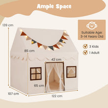 Load image into Gallery viewer, Large Kids Tent, Children Playhouse with Padded Mat
