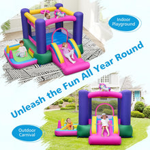 Load image into Gallery viewer, Kids Bouncy Castle, Inflatable Bounce House with Slide, Ball Pit
