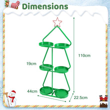 Load image into Gallery viewer, Christmas Plant Stand 3-Tier Tree-Shaped Side Table
