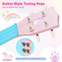 Load image into Gallery viewer, Toddler Ukulele with 4 Nylon Strings and 12 Frets
