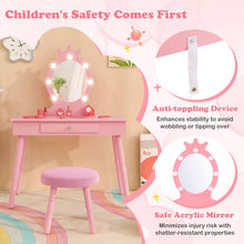Load image into Gallery viewer, Kids Vanity Table and Chair
