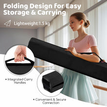 Load image into Gallery viewer, 7FT/2.1M Folding Gymnastics Balance Beam, Professional Training Beam with Carry Handles and Anti-slip Bottom
