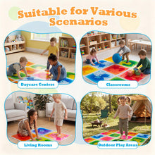 Load image into Gallery viewer, 30 x 30 CM Square Liquid Puzzle Pads Lava Brick Dance Step Mats
