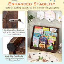 Load image into Gallery viewer, 5-Tier Children Bookshelf with Deep Compartments
