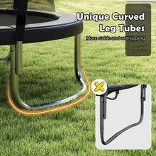 Load image into Gallery viewer, 10ft Trampoline, Outdoor Rebounder Trampoline with Safety Enclosure Net and Ladder
