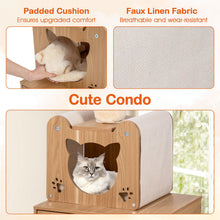 Load image into Gallery viewer, Floor to Ceiling Cat Tree, 256-275 cm Height Adjustable Cat Tower
